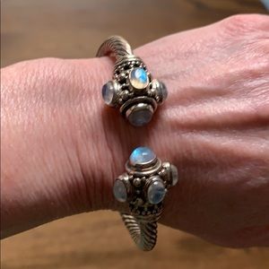 Moonstone sterling silver bracelet